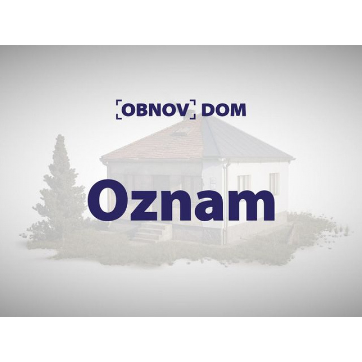 Menšia fotka pre článok OBNOV DOM mini - Oznam pre občenov